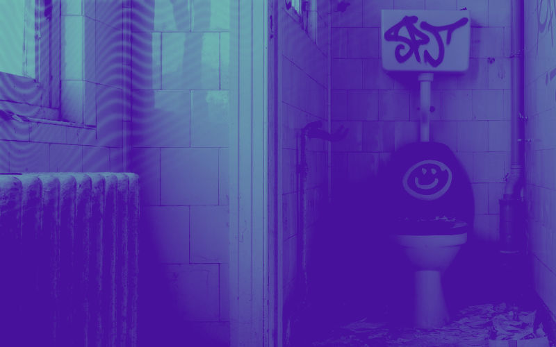 Artigo Tratamento da Obstipação e Prisão de Ventre Imagem de WC decadente